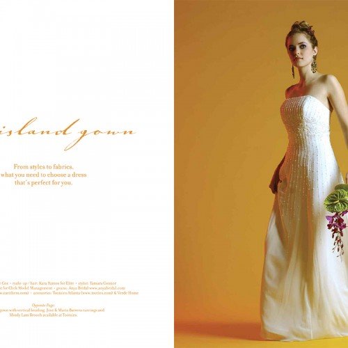 Caribbean Bride Magazine spread