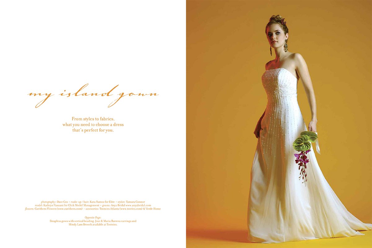 Caribbean Bride Magazine spread