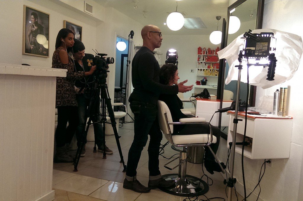 On set