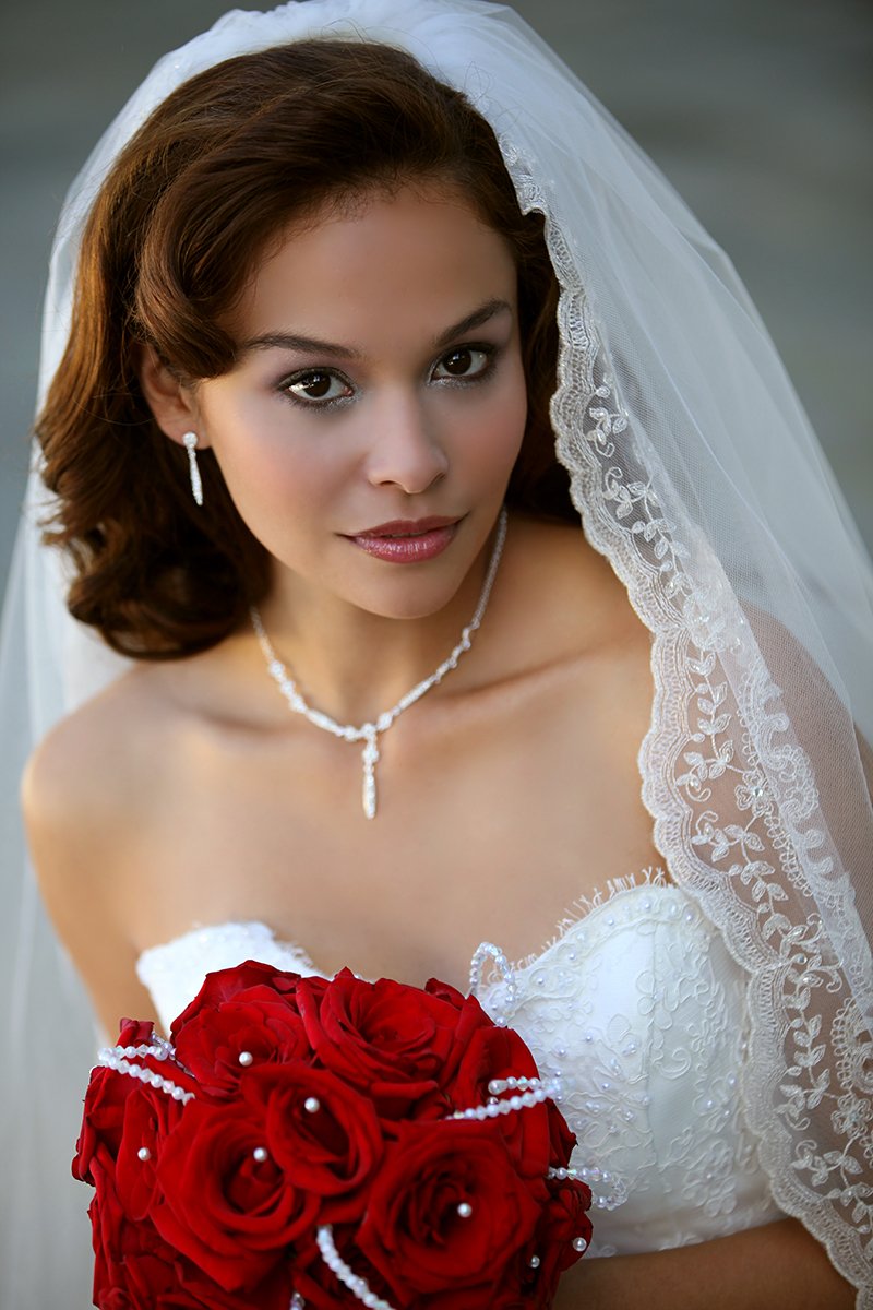 Portrait of bride